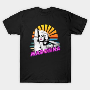 Madonna // Sunset 80s Retro T-Shirt